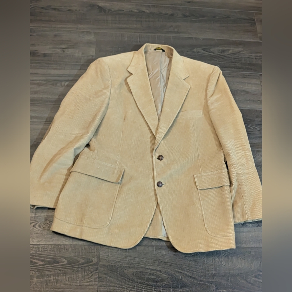 McGregor Men's Vintage Tan Corduroy Sports Blazer Jacket